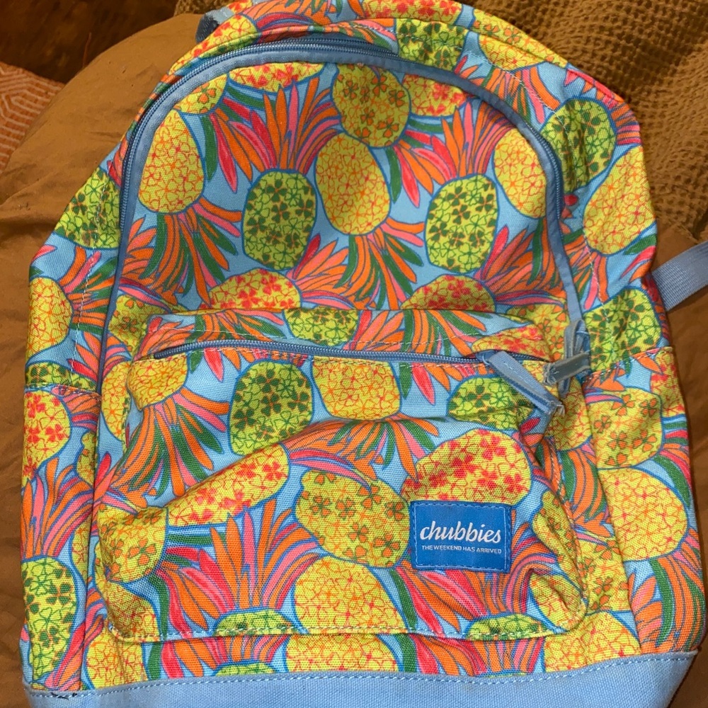 Chubbies Limited Edition Pineapple Print Bag